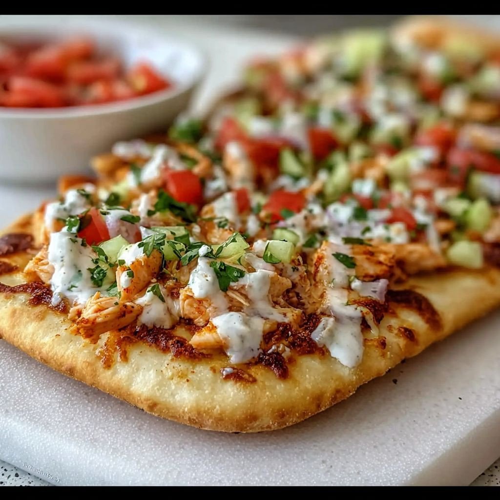 Easy Loaded Flatbread Pizza image 2